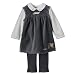 Newborn Classic Pooh 3pc Jumper Dress Set- Nickel