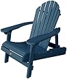 Highwood Hamilton Folding and Reclining Adirondack Chair, Adult Size, Nantucket Blue