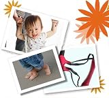Teach Baby to Walk - Moonwalker (Baby Walker Walk Assistant is fully Adjustable) Walk with baby device includes safety straps and adjustable baby toddler harness. (Walk Baby Moonwalk Version 2010)