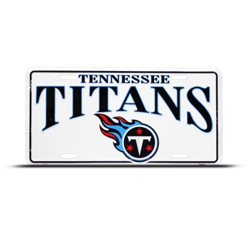 Tennessee Titans Metal Nfl Sport License Plate Wall Sign Tag