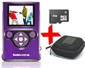 Kodak ZM2 purple Mini HD Video Camera Waterproof Digital Camcorder +4GB MicroSD +Case Bundle