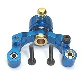 Precision CNC Tail Pitch Slider, Blue: T-REX 500