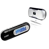Coby MP30523 - 1G مشغل MP3 مع 1 جيجابايت وذاكرة فلاش المتحدث نظام ستيريو -- الأسود