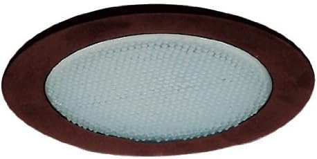 NICOR Lighting 4 inch Oil-Rubbed Bronze Shower Trim with Glass Albalite Lens, for 4 inch Housings (19509OB)