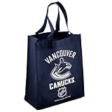Vancouver Canucks Navy Blue Reusable Tote Bag