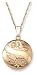Jewelry : 14k Gold Filled Engraved Round Locket, 18"