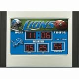 Detroit Lions Scoreboard Desk & Alarm Clock