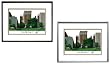 Columbia College Chicago Undergrad Framed Collegiate Campus Lithograph