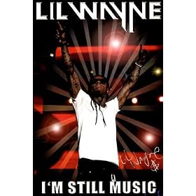 Lil Wayne I'm Still Music White T-Shirt Music Poster Print - 24x36