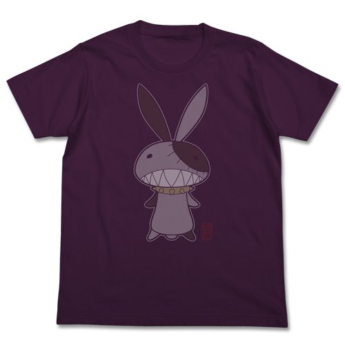 京騒戯画 パクパク&げじげじTシャツ マットパープル サイズ:S