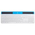 Logitech K750 Tastatur f�r Mac solar schnurlos blau (deutsches Tastaturlayout, QWERTZ)