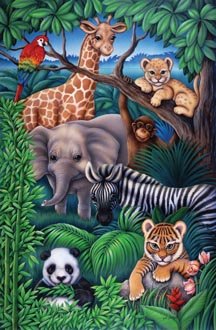 Ravensburger ANIMAL KINGDOM 35 PC JIGSAW PUZZLE [Toy]