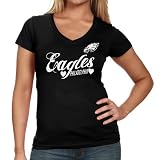 NFL Philadelphia Eagles Heart Script Baby Jersey T-Shirt - Black (Small)