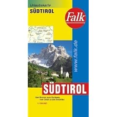 Falk Urlaubskarte S�dtirol 1:150 000 vom Brenner bis zum Gardasee, vom Ortler zu den Dolomiten