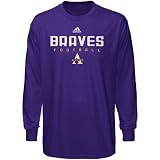 adidas Alcorn State Braves Purple Sideline Long Sleeve T-shirt