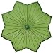 Grass Green Star 33 Inch Paper Parasol
