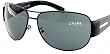 PRADA SPR52G Sunglasses gray/shinyblack 1BO1A1 64-14-125