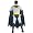 Rubies Dlx. Muscle Chest Batman Begins, Blk, Medium (8-10)