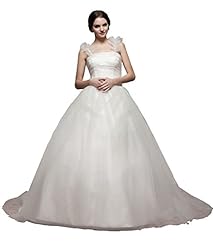 Taffeta/Tulle Bateau Neck  Dress with a Chapel Train 