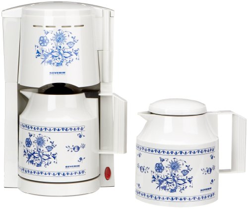 Severin KA 9203 Kaffeeautomat mit 2 Thermokannen / bis 8 Tassen / 800 W, zwiebelmuster