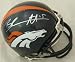Brandon Marshall Autographed/Hand signed Denver Broncos mini helmet