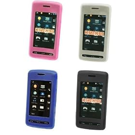 Premium Silicone Soft Rubber Cover Case for AT&T LG Vu / CU920 / CU915 (Choose from Black, Blue, Clear, Pink)