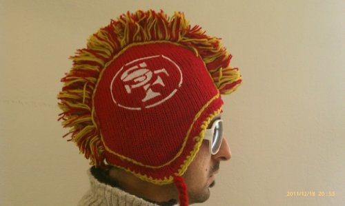 Koolwool New Handmade 100% Wool Fleeced 49ers Animal Cap/hat with Ear Flaps and Poms ***High Quality**** Fast Shipping