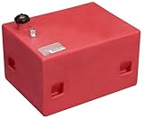 Moeller Boating Topside Fuel Tank with Mechanical Vent Gauge (15-Gallon)