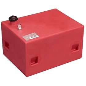 Moeller Boating Topside Fuel Tank with Mechanical Vent Gauge (15-Gallon) by 