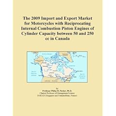 The 2009 Import and Export Market for Motorcycles with Reciprocating Internal Combustion Piston Engines of Cylinder Capacity between 50 and 250 cc in Canada