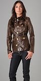 DSQUARED2 Yoko Leather Military Jacket