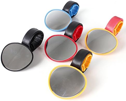 Motor girl Out sportsUniversal Bicycle Cycling 360¡ã Rotate Handlebar Rearwiew Convex Mirro