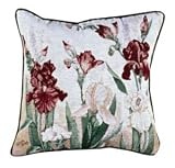 Review Simply Home  / Iris Flower Bouquet Decorative Tapestry Toss Pillow