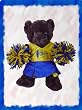 Blue & Gold Cheer Outfit fits Webkinz L'il Kinz, Ty Beanie Babies, Fluff Factory and Teenies Teddies