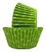 Regency Patisserie Greaseproof Baking Cups 40 Standard Sized Lime Green and White Polka Dots