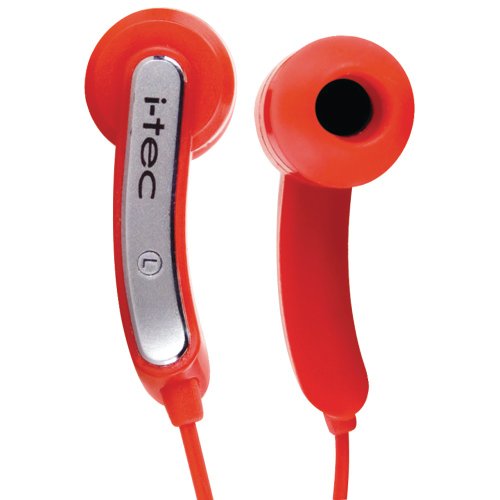 I-Tec T1071R Stereo Earbuds for MP3 (Red)