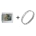 boxer27 - Boxer Dog Italian Charm Bracelet
