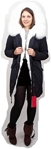 MILITARY PARKA JACKET ARCTIC FOX REAL FUR (L)