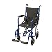Drive Medical Aluminum Transport Chair - Blue