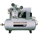 - Ingersoll Rand Electric Stationary Air Compressor (Fully Packaged) - 15 HP, 50 CFM At 175 PSI, 200 Volts, Model# 32319378