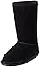 BEARPAW Emma Tall Youth Boot,Black,3 M US Little Kid