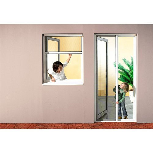 SCHELLENBERG Insektenschutz-Rollo für Fenster Red Mosquito, braun 130/160 cm