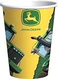 Designware John Deere 9-Ounce Hot/Cold Cups, 8-Count Packages (Pack of 6)