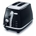 De'Longhi Icona 2-Slice Toaster, Onyx Black