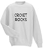 Buy Cricket Sweater - Cricket Rocks Adult Sweatshirt (Crewneck) Various Colors