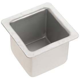 Fat Daddio's 3 Inch x 3 Inch x 3 Inch Square Cake Pan by Fat Daddio's