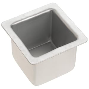 Fat Daddio's 3 Inch x 3 Inch x 3 Inch Square Cake Pan by Fat Daddio's
