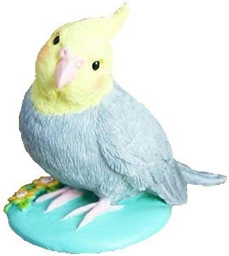 Japan Official Sanrio - My Melody Friends Kotori Creative Small Bird Figurine Yellow Grey Standing Home Decor Gift Outdoor Ceramic Resin Decoration Mascot Downy Budgerigar Budgie Parrot Pets Parakeet