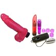 Jelly Five Inch Vibrating Dong Adult Sex Toy Kit