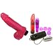 Jelly Five Inch Vibrating Dong Adult Sex Toy Kit